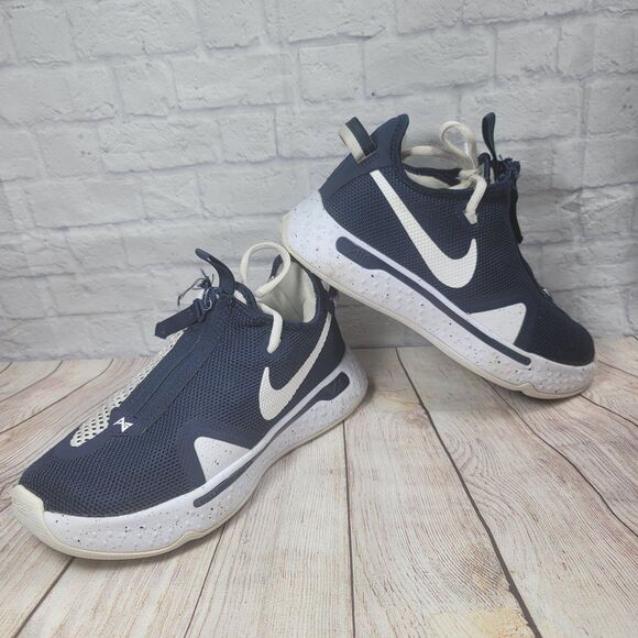 Nike PG 4 Team College Navy 2020 Youth Size 4.5 - Picture 3 of 9